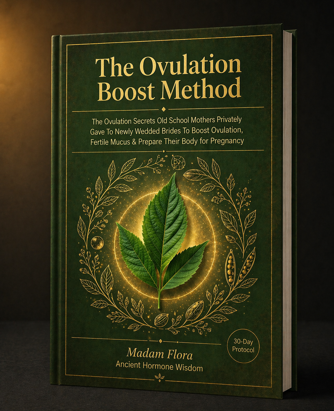The Ovulation Boost Method - 3D Book Mockup